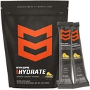 MTN OPS Hydrate 전해질 분말 음료 혼합, 20 단일 서빙 온-고 전해질 팩 1000mg 이상 서빙 당 Electrolytes, Lemonade
