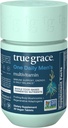 True Grace One Daily Men’s Multivitamin Fermented Minerals, 유기 Adaptogens & 버섯 전체 바디 밸런스 면역, 내구력, 뼈 & 심장 지원 - 비 GMO, 글루텐 무료 - 30 Vegan Tablets
