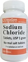 염화 나트륨 정제 1 gm, USP 정상 소금 정제 - 300 정제 (1 팩 300 정제) CitraGen Pharmaceuticals, Inc.
