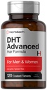 Horbäach DHT 고급 헤어 포뮬러 | 120 정제 | Non-GMO 및 글루텐 무료 헤어 포뮬러 혼합 톱 팔메토, Kudzu, Fo-Ti