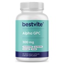 최고의 알파 GPC 콜린 600mg (120 Veggie 캡슐) - Stearates 없음 - Vegan - Non GMO - 글루텐 무료