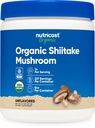 Nutricost 유기 Shiitake 버섯 분말 8oz - 100 % 유기 인증, 글루텐 무료, 비 GMO