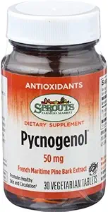 Sprouts 프랑스 해상 소나무 껍질 추출물 50 Mg - 30 캡슐