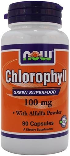 지금 음식 Chlorophyll - 100 mg - 90 캡슐