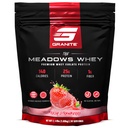 화강암은 150 칼로리, 2g 섬유, 1g 설탕 (30 서빙), 신선한 딸기 풍미를 가진 Lean 근육을 위한 Meadows Whey Protein Isolate Protein Powder를 보충합니다