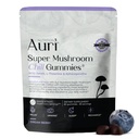 Auri Super Mushroom Chill Gummies - 성인 w / Reishi Mushroom, Ashwagandha, L-Theanine - Unwind Mind & Harmonize Your Day - 60 Calm Gummies에 대한 자연적인 Calming 보조 보충교재