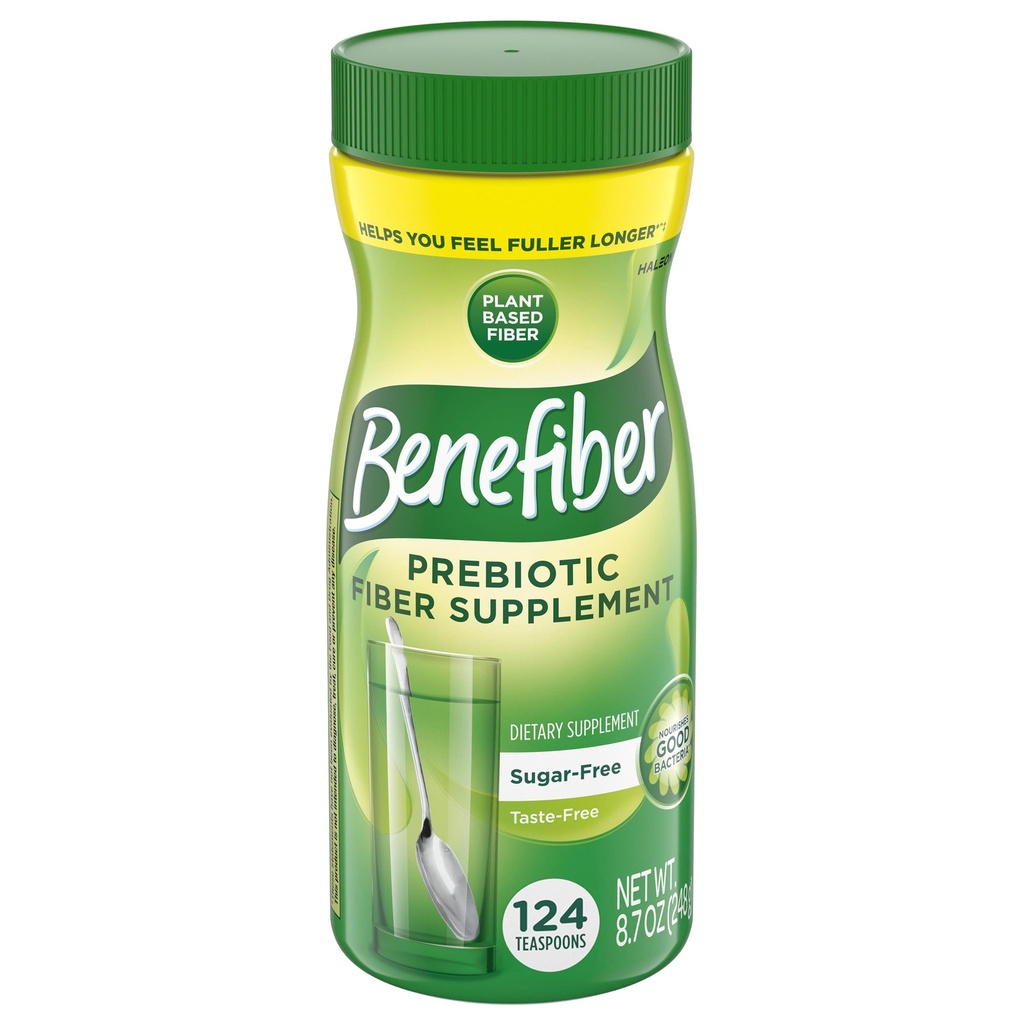 Benefiber Digestive 건강을 위한 매일 Prebiotic 섬유 보충교재 분말, 매일 섬유 분말, Unflavored - 62의 서빙 (8.7 온스)