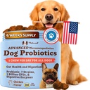 자연적인 개 회사 Gut 건강 & Canine 특정한 Probiotics Chews, 모든 개를 위한 1개의 매일 Chew, 소화를 위한 Prebiotics & 소화 효소, 가스, 느슨한 발판, 면역 체계 & Bowel 지원