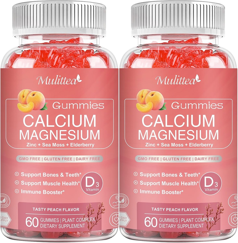D3, K2, 아연을 가진 1200mg 칼슘 Gummies - 글리세라이드를 가진 식물 복합 칼슘 마그네슘 보충교재, 칼륨, 비타민 C &Whole Bone & Immune 지원 120 Chewable 거미 설탕 자유로운을 위한 자연적인 음식