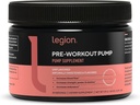 LEGION Pre Workout Pump - Arginine Supplement Boosts Nitric 산화물 생산 - Nitric 산화물 부스터는 힘 & Stamina를 증가시키고, 강화된 근육 효율성 (Unvored, 30의 서빙)를 승진시킵니다