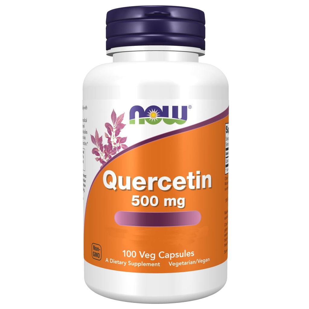 지금 Quercetin 500mg, 100개의 Veg 캡슐
