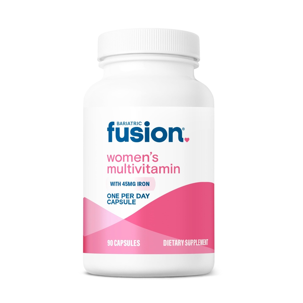 Bariatric Fusion One Per Day Bariatric Multivitamin with Iron for Women | 헤어와 네일 비타민 혼합 | 기체 우회 및 슬리브 Gastrectomy | 90 개 | 3 개월 공급
