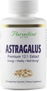 파라다이스 허브 Astragalus 추출물, 에너지를위한 채식 캡슐, 소화 및 면역 건강, 비 GMO, 글루텐 무료, 120 캡슐