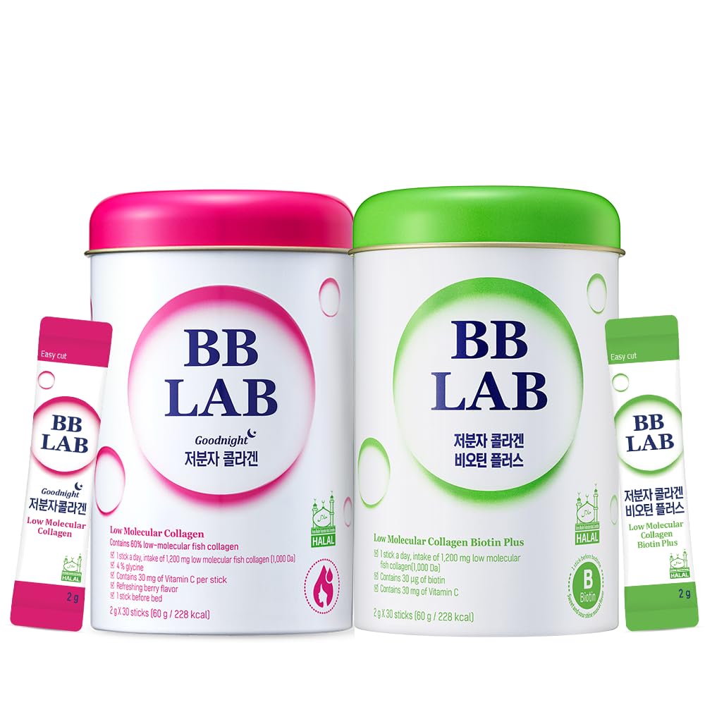 [하나 케어 세트 모두] Good Night Collagen, HSN Biotin Collagen, Powder Stick Korean Marine Collagen, Fish Collagen, 비타민 C, Biotin, 빠른 흡수, 과일 맛