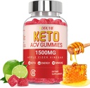 Keto ACV Gummies 고급 체중 감소 | 2000mg 낮은 Carb Apple Cider Vinegar Gummies for Detox, Cleansing | Made in USA | 60 개