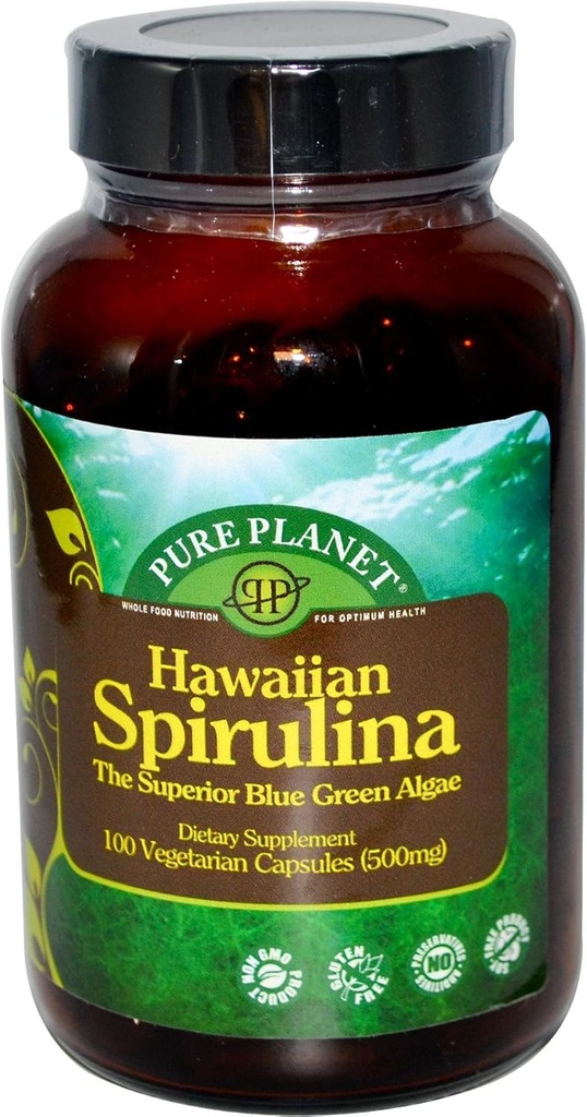 PURE PLANET 스피루리나, 100 CT