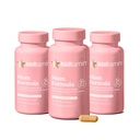 HAIRtamin MOM Vegan Prenatal & Postnatal Multivitamin 캡슐 & 머리 비타민, Postpartum, Breastfeeding, 머리 못 및 Biotin, 아연, 철 (3 팩)를 가진 여자를 위한 피부 비타민