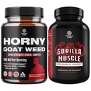 남자와 여자를 위한 Horny Goat Weed Extract Complex의 번들은 에너지와 체력을 강화하고 근육 확대 체력과 힘을 위한 남자를 위한 여분 힘 테스토스테론 승압기