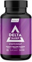 Delta Sleep by HTLT | 아시와다, 멜라토닌, 5-HTP, & GABA | L-Theanine & Magnesium Glycinate를 사용하여 GABA 레벨을 유지하십시오 | 수면을위한 발레단 뿌리, (90 캡슐)