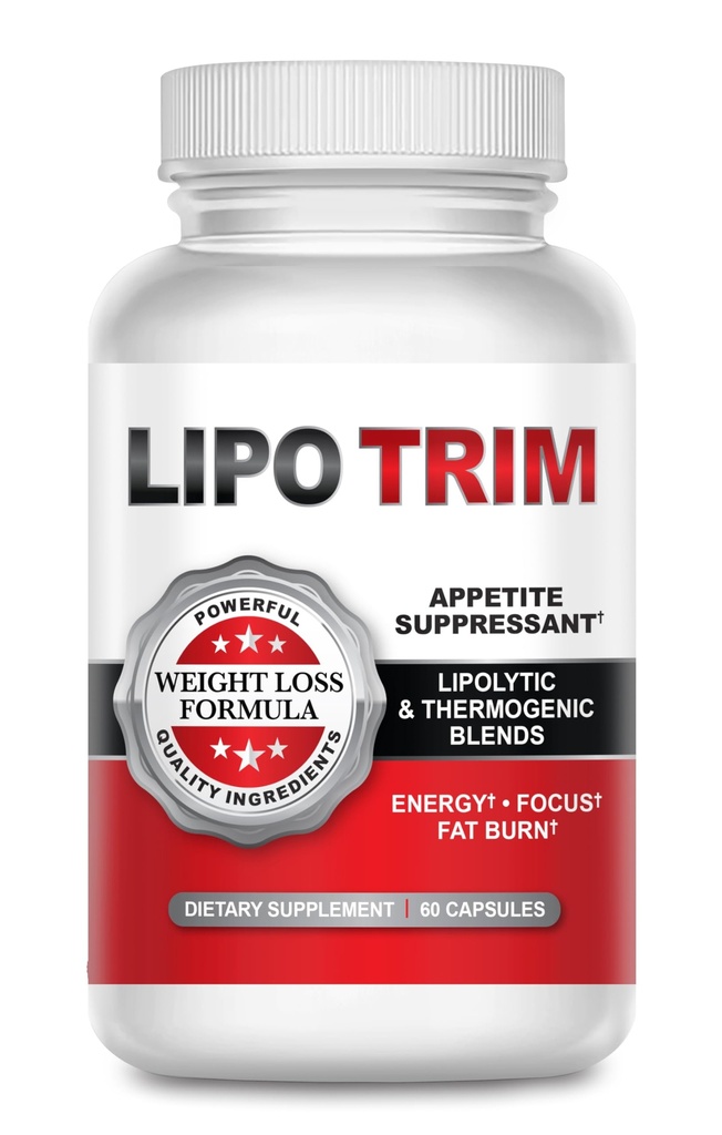 Lipo Trim-Advanced Lipogenic Thermogenic 다이어트 알약 - 부스트 에너지, 강화 초점, 및 가속 지방 손실 - 60 빠른 Acting 식욕 억제 캡슐