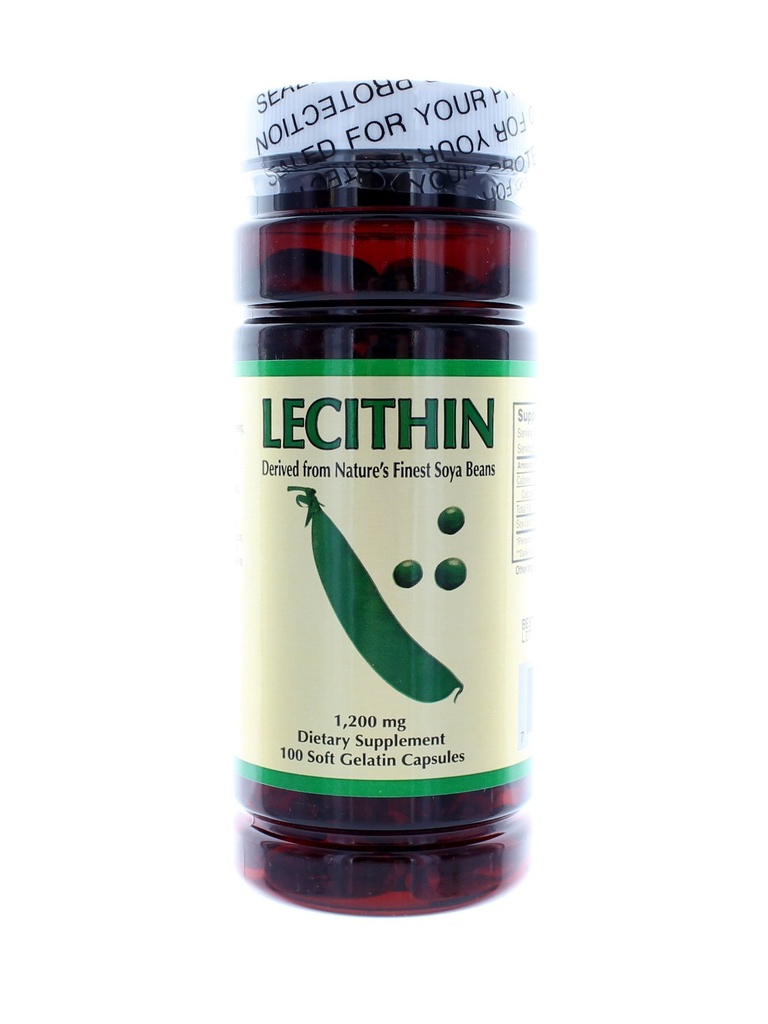 NCB Lecithin 1200 Mg - 100 연약한 젤라틴 캡슐