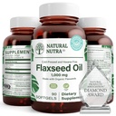 자연적인 Nutra 유기 Flaxseed 기름 Softgels는, 머리 성장을 승진시킵니다, 체중 감소에 있는 도움, 도움 Boost 면역 체계를, 승진시킵니다 건강한 신경계 & 머리 성장, 오메가 3 6 9, 1000 mg, 90 Softgels를 체중을 줄이는 것을 돕습니다