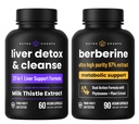 NutraChamps Liver Cleanse & Detox 캡슐 & Berberine 캡슐