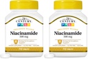 21 세기 Niacinamide 500 mg Prolonged 릴리스 정제, 110-Count (포장 2)