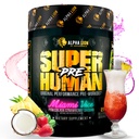 ALPHA LION Superhuman Pre Workout Powder, Beta Alanine, L-Taurine & Tri-Source Caffeine for Sustained Energy & Focus, Nitric Oxide & Citrulline for Pump (21 서빙, 마이애미 부)