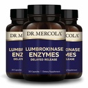 박사. Mercola Lumbrokinase 효소 - 지연 방출 공식 - 심혈관 및 에너지 지원을위한 규정식 보충 - 비 GMO, 글루텐 - 무료 & Soy-Free - 30 캡슐 (30 인분), 3 팩
