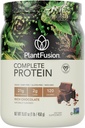 PlantFusion Complete Vegan Protein Powder - BCAA, 소화 효소 및 완두 단백질과 함께 식물 기반 단백질 분말 - Keto, Gluten Free, Soy Free, Non-Dairy, No Sugar, Non-GMO - 초콜릿 1lb