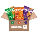 Quest Nutrition Tortilla Style Protein은 다양한 팩, Chili Lime, Nacho Cheese, Loaded Taco, Low Carb, High Protein, Gluten Free, 1.1 oz (12 포장)을 무료로 제공합니다.