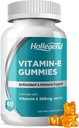 비타민 E Gummies 268mg 400 IU의 성인을 위한 자연적인 비타민 E Chewable 보충교재, 여자 & 남자, 피부 & 면역성 건강, 산화 방지제, 오렌지 풍미, 60 조사