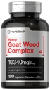 Horbäach Horny Goat Weed Complex | 180 캡슐 | 채식주의, 비 GMO 및 Tribulus, Maca, Yohimbe 및 L-Arginine가있는 글루텐 프리 포뮬러