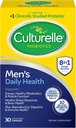 Culturelle Daily Health 8-in-1 Probiotic and Multivitamin for Men - 30 Count - 소화 건강 및 면역 지원을위한 천연 소스 Probiotics, 마그네슘, 비타민 D3, 비타민 C, 비타민 B12