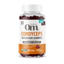 OM MUSHROOM SUPERFOOD Cordyceps Gummies, 미국은 유기 버섯, 지원, 내구시간, 에너지, & 회복, 60 조사, 30의 서빙 거미 보충교재를 성장합니다