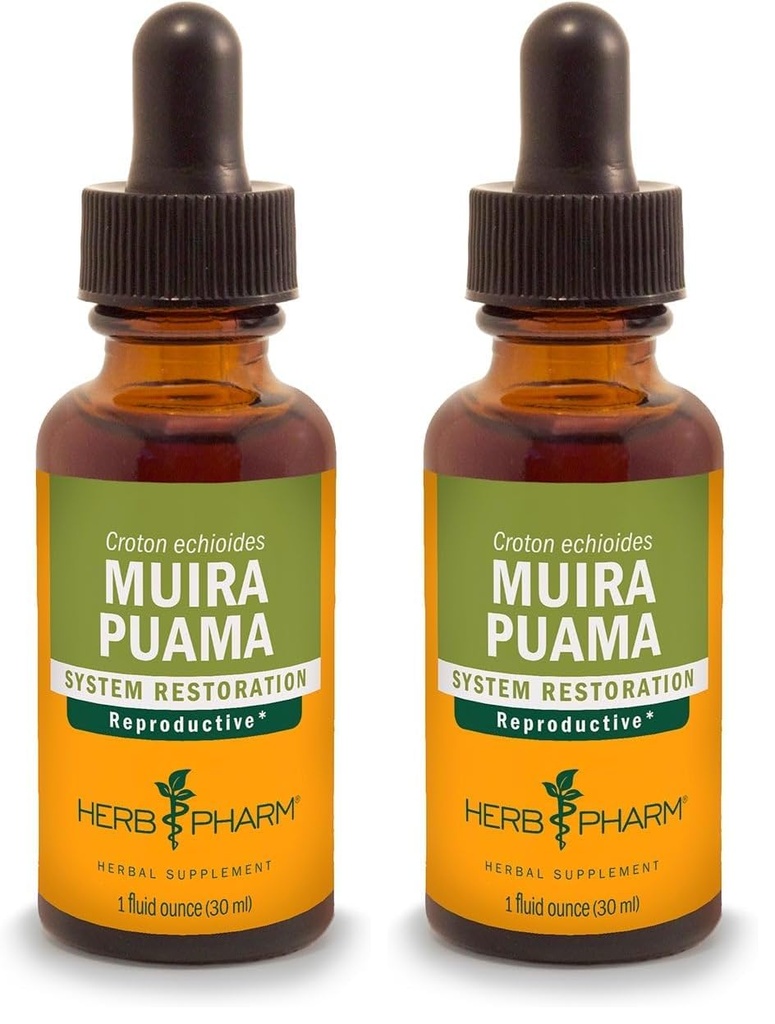 생식 시스템 지원을위한 허브 Pharm Muira Puama 추출물 - 1 Ounce (팩 2)