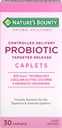 Nature 's Bounty Probiotic, 제어 된 배달 다이어트 보충, 소화, 감염 및 면역 건강, 30 캡슐, 30 총 서빙 지원