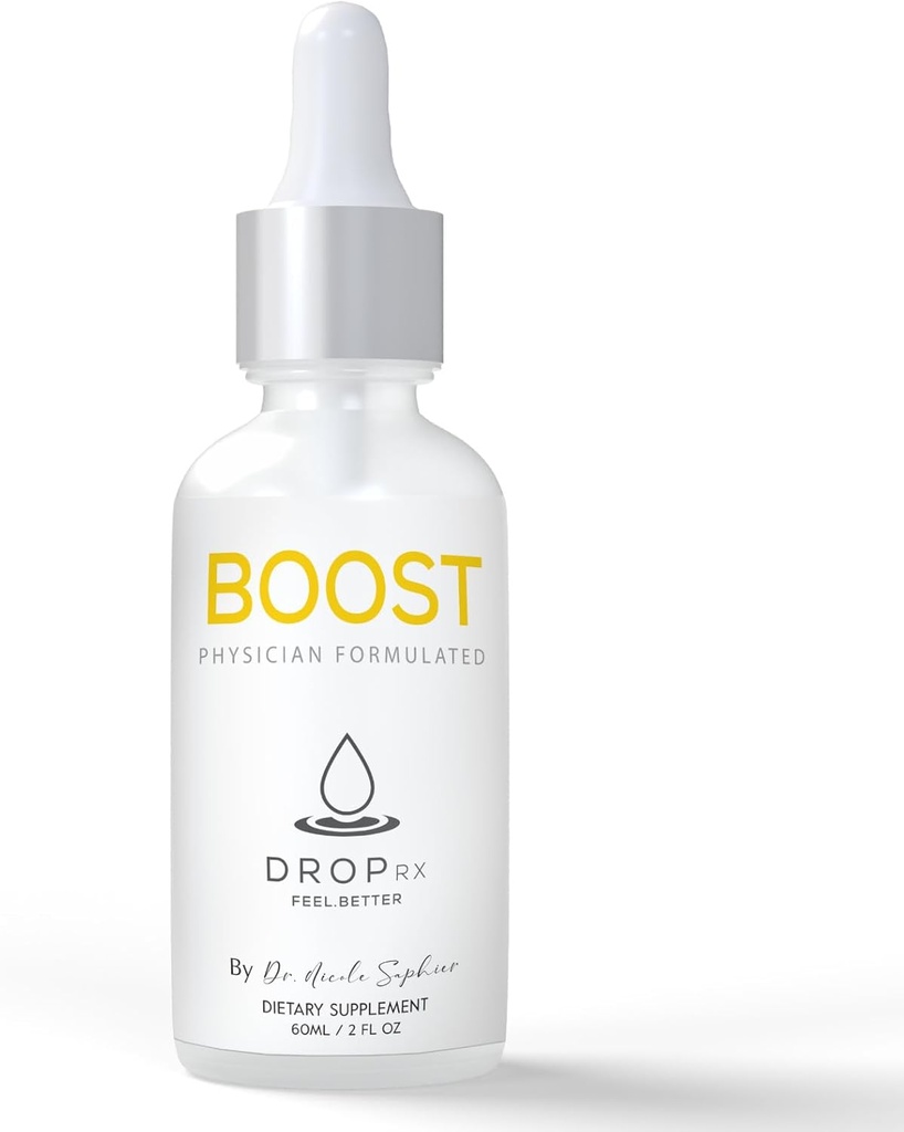 Dr. Nicole Saphier – Maca Root, Ashwagandha, Lions Mane & Peppermint Leaf Extract for Vitality Support, Non-GMO, Vegan, Gluten-Free, Kosher, Made in USA (2 Fl Oz)