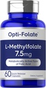 Carlyle L Methylfolate 7.5 mg | 60 캡슐 | 최적화 및 활성화 | Non-GMO, 글루텐 프리 | 메틸 Folate, 5-MTHF | 옵트-폴레이트