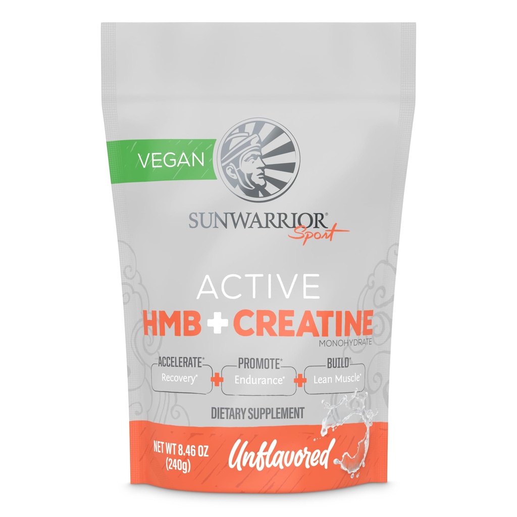 Sunwarrior Creatine HMB Monohydrate 분말 근육 회복, 남자 & 여자를 위한 240g 전 운동 보충교재, Micronized Leucine 회복 보충교재는 30의 서빙을 불허했습니다