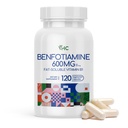 VHC 비타민 B1 Benfotiamine 600mg 보충교재 5X 시간 지방 수용성 Thiamine 비타민 B1- 최대 Boostavailable Thiamine B1 수준-120 Veggie 캡슐, 비 GMO, 미국에서 만드는 콩 자유로운