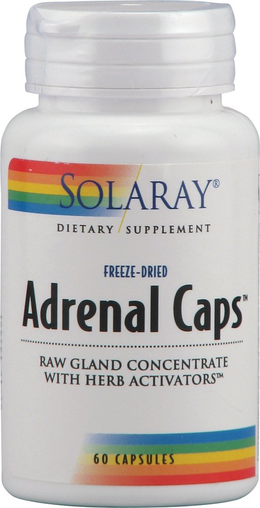 SOLARAY Adrenal 모자 (60의 캡슐)