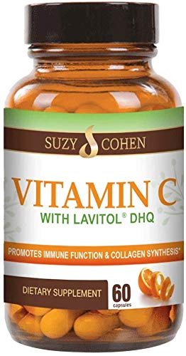 Lavitol DHQ Dihydroquercetin Plus 250 mg Citrus Bioflavonoids와 Acerola Cherry에서 100 % 천연 비타민 C - 전체 식품 비타민 C, 합성 아스코르브산 없음 및 첨가제 없음 - 250 mg, 60 캡슐