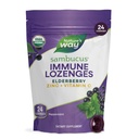 자연의 방법 Sambucus 아연 Lozenges 엘더베리와 비타민 C, 페퍼 민트 맛, 24 Lozenges