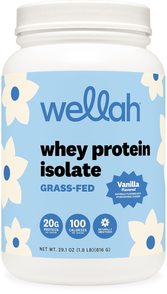 Wellah Protein Your Whey (30 서빙, 바닐라) - Whey Protein Isolate Protein