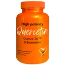 Querce-TalTM Quercetin + Bromelain 120 Veg 캡슐 | 높은 Potency 향상된 흡수 Bioavailability. Anti-Oxidant, Flare up Events, Heart Immune Health, 포장 May Vary