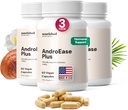 Nourished AndroEase Plus - 여성을위한 자연 균형 보충 - 아연과 Vegan 공식 Saw Palmetto - 매일 웰빙 및 활력 180 캡슐 - 미국에서 만든