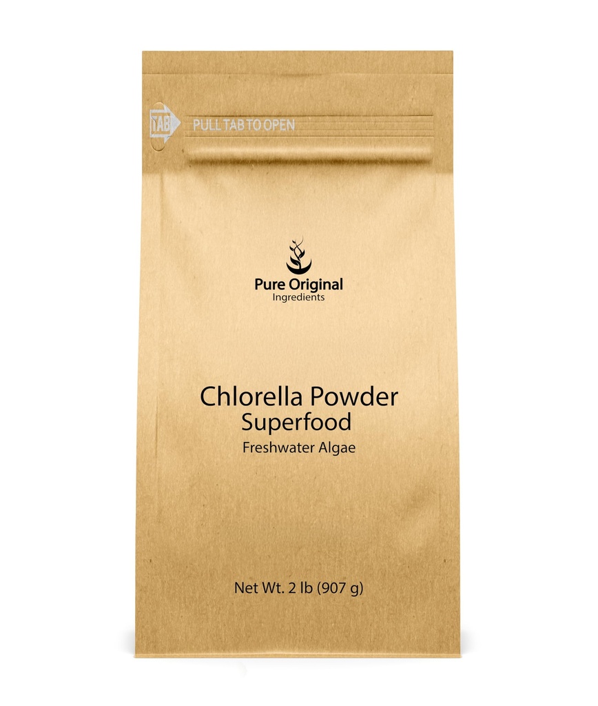 PURE ORIGINAL INGREDIENTS 염소 분말 (2 lb) Superfood, 민물 조류, 자연