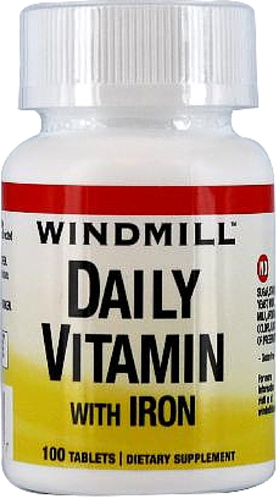Windmill 매일 비타민과 철과 베타 카로틴